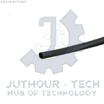 1 Meter	 Heat Shrink Black 6mm