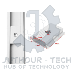 M6 T-Track Sliding Nut With Slot Fastener 6mm