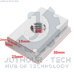 M8 T-Track Sliding Nut With Slot Fastener 8mm