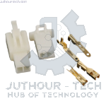 2 PIN - 2.8mm Connector Male & Female With Terminal
