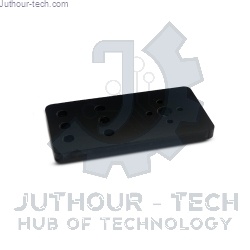 V-Slot Motor Mount Plate - DC Encoder Motor Shaft 4mm (Acrylic)