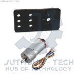 V-Slot Motor Mount Plate - DC Encoder Motor Shaft 4mm (Acrylic)	