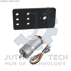 V-Slot Motor Mount Plate - DC Encoder Motor Shaft 4mm (Acrylic)	