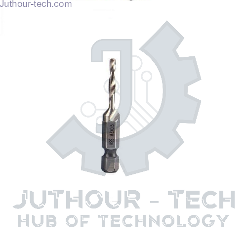  Hex HSS High Speed Steel Thread Spiral Screw M3 Metric Composite Tap Drill Bit Tap
