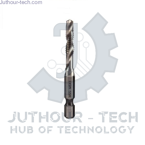 Hex HSS High Speed Steel Thread Spiral Screw M6 Metric Composite Tap Drill Bit Tap