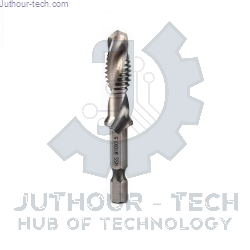 Hex HSS High Speed Steel Thread Spiral Screw M10 Metric Composite Tap Drill Bit Tap