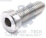 M8x20mm High Tensile Socket Head Screws (White) - Pack 50