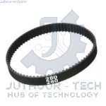 Gt2 6mm Closed Loop Timing Belt 2Gt-6 280mm Rubber Synchronous Belt