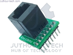 صورة محول RJ45 إلى Pin Header للتركيب الرأسي
