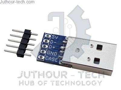 Picture of USB Type A Male to Pin Header