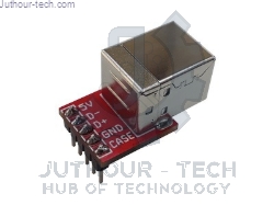 صورة محول USB Type-B أنثى إلى Pin Header