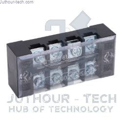 Picture of TB-2504 Fixed Barrier Terminal Block (25A-800V) 4pin