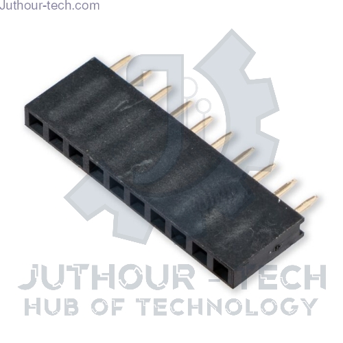 Picture of Pin Header Female 1x10 Straight Connector 2.54mm pitch