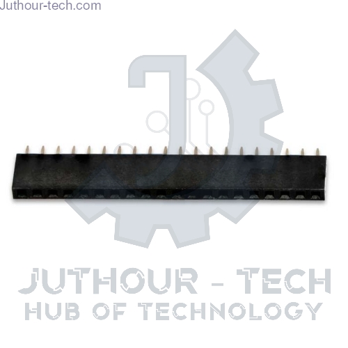 صورة موصل Pin Header أنثى مستقيم 1×20 بخطوة 2.54 مم