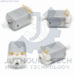 صورة محرك DC بجهد 3–6 فولت ومقاس 20×15×25 مم مع ترس بنيون بلاستيكي 8 أسنان