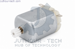 Picture of 3V 6V 20x15x25mm DC Motor with 8 Teeth Plastic Pinion Gear