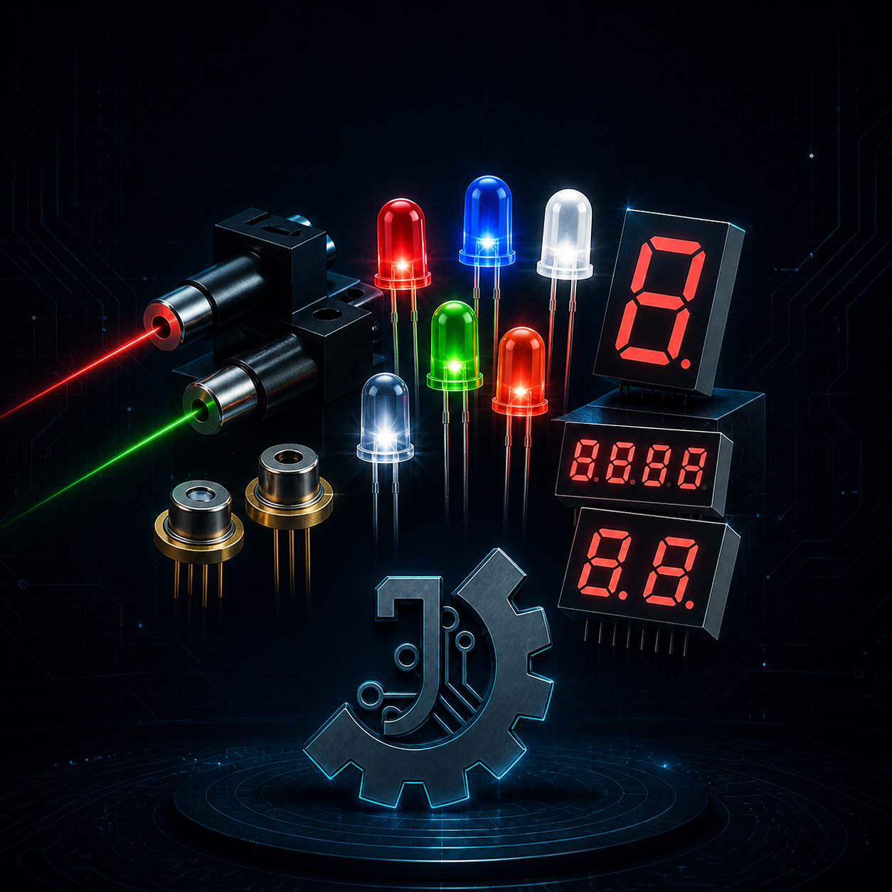 Picture for category LEDs, Lasers & 7-Segment Displays