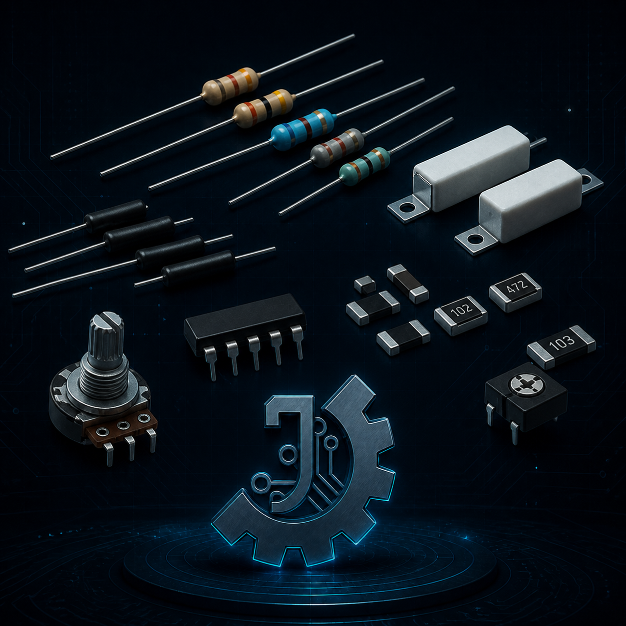 Picture for category Resistors