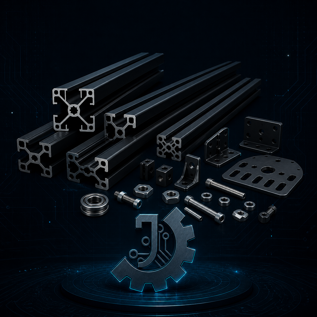 صورة لقسم مكونات تثبيت OpenBuilds