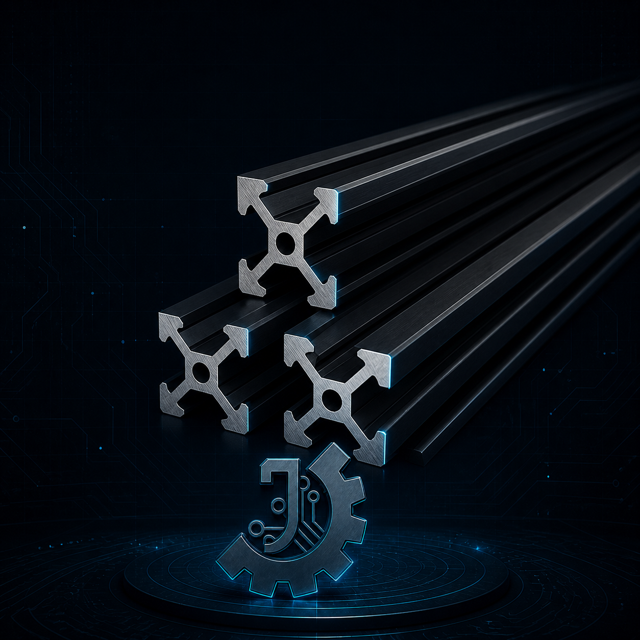 صورة لقسم قضبان الحركة الخطية V-Slot®