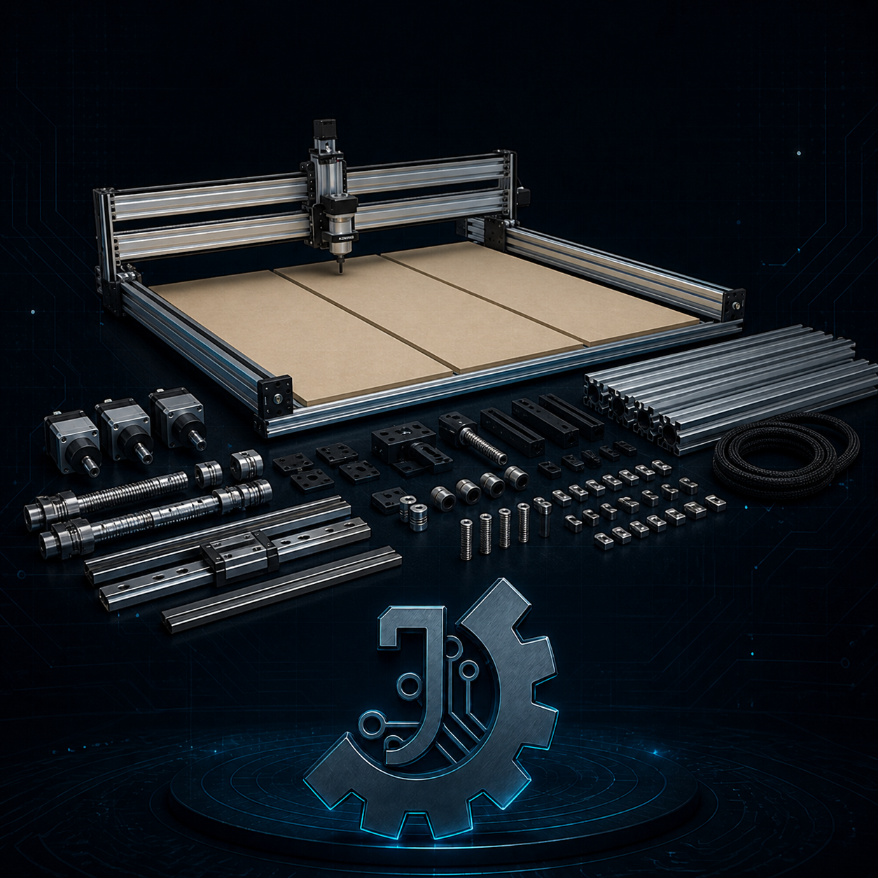 صورة لقسم أطقم ماكينات راوتر LEAD CNC