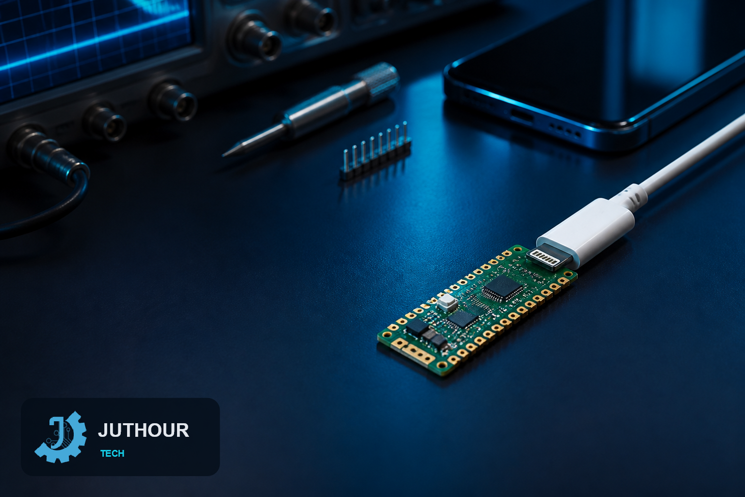 الاتجاه المتزايد لاستخدام كابلات Apple Lightning مع Raspberry Pi Pico 2