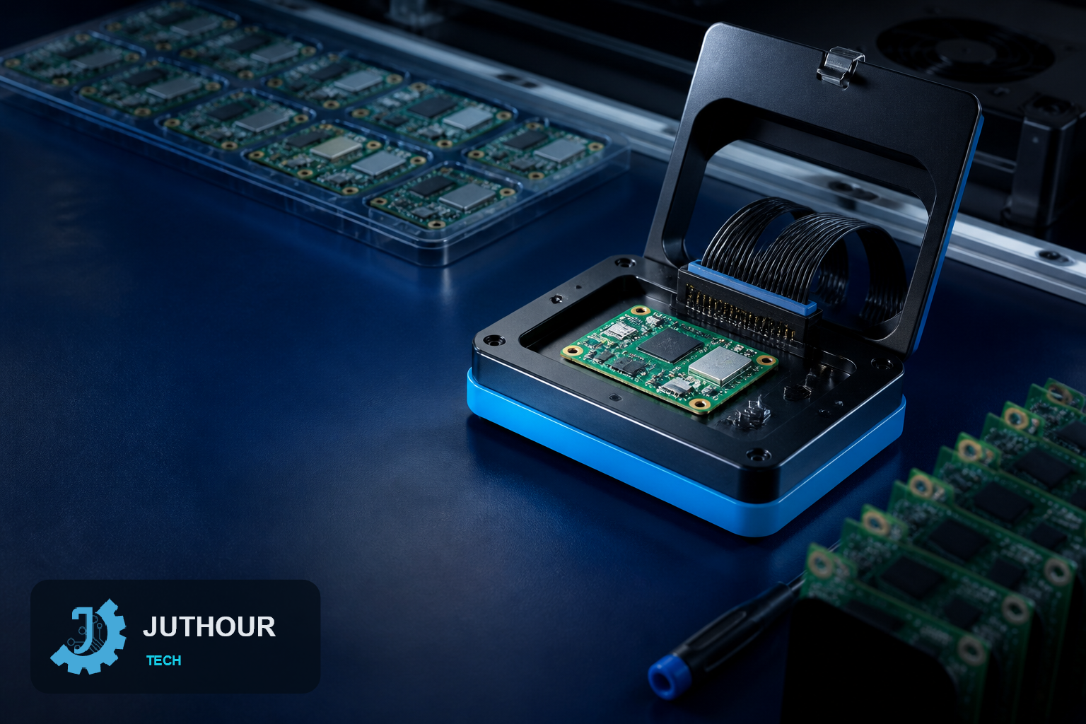 إطلاق جهاز برمجة وحدة Raspberry Pi Compute Module 5