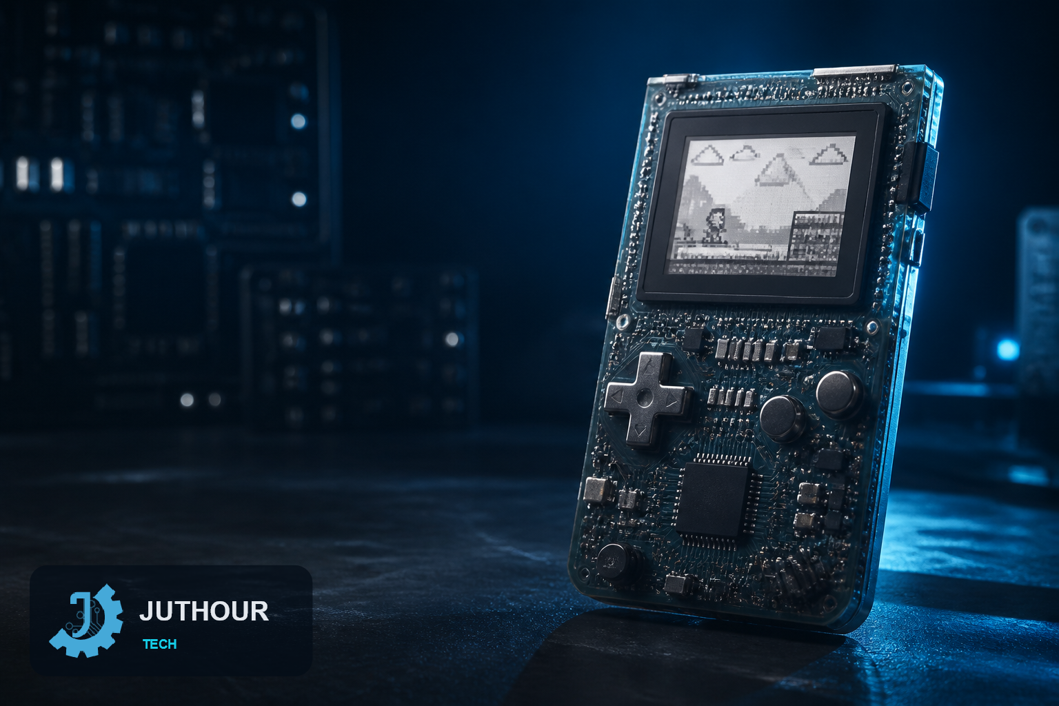 Innovative Circuit Sculpture Transforms ESP32 into a Gaming Console