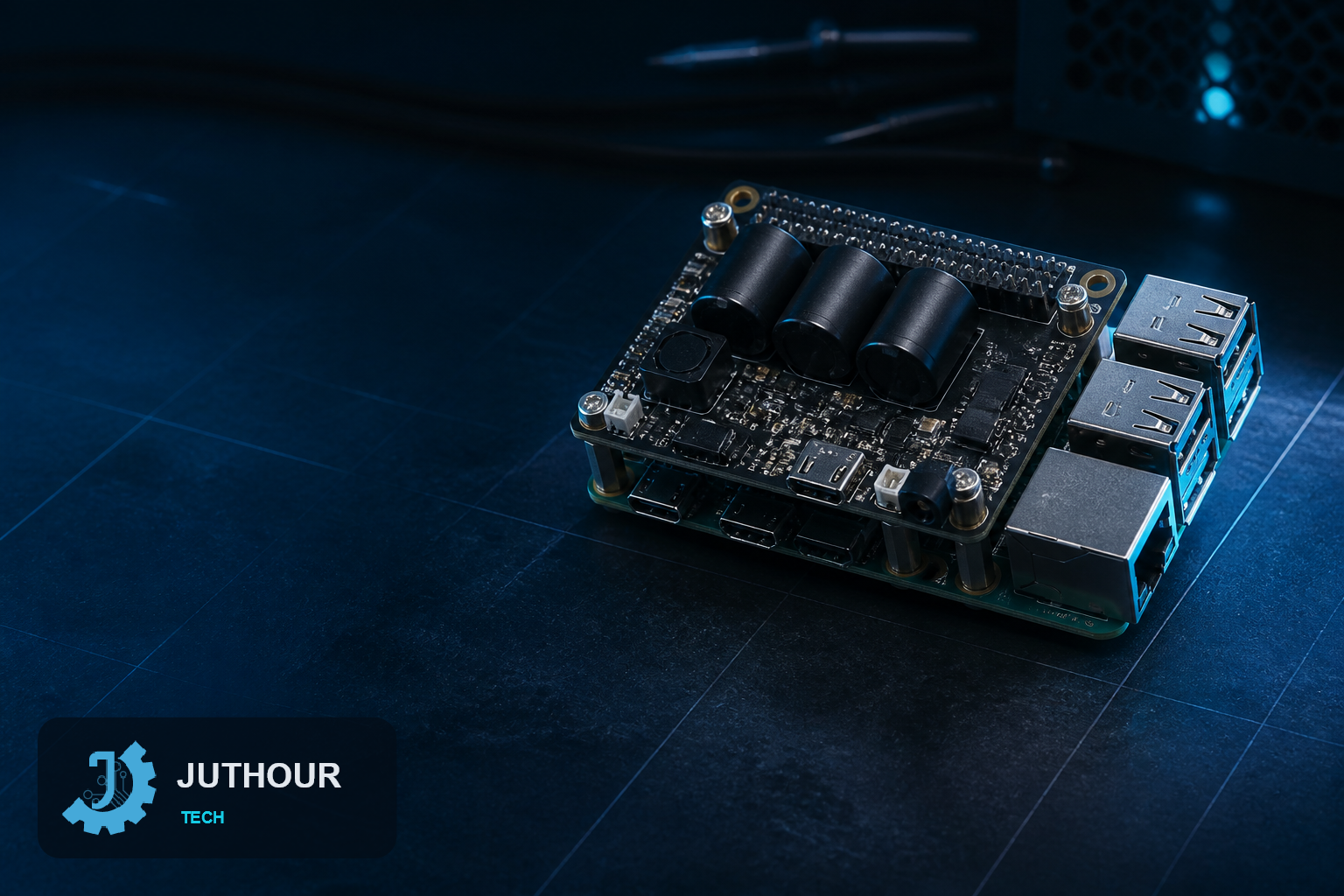 إطلاق جهاز Geekworm UPS Scap 5V5A: وحدة UPS باستخدام المكثفات الفائقة لجهاز Raspberry Pi 5