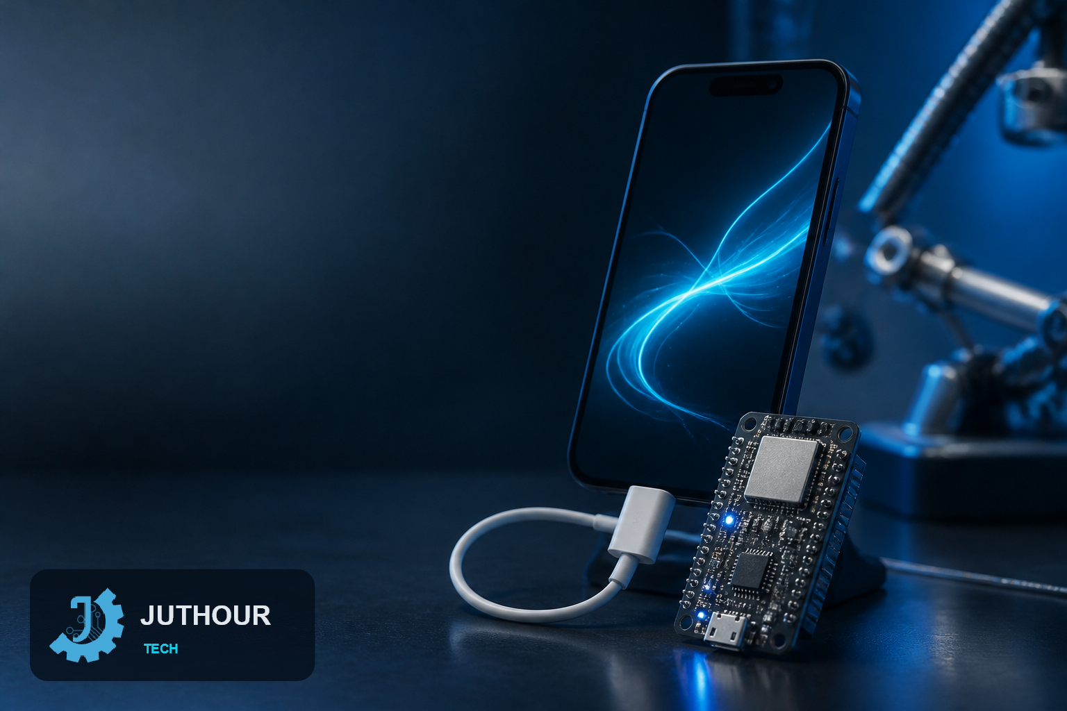 تحكم مبتكر بالذكاء الاصطناعي لهاتف آيفون باستخدام ESP32